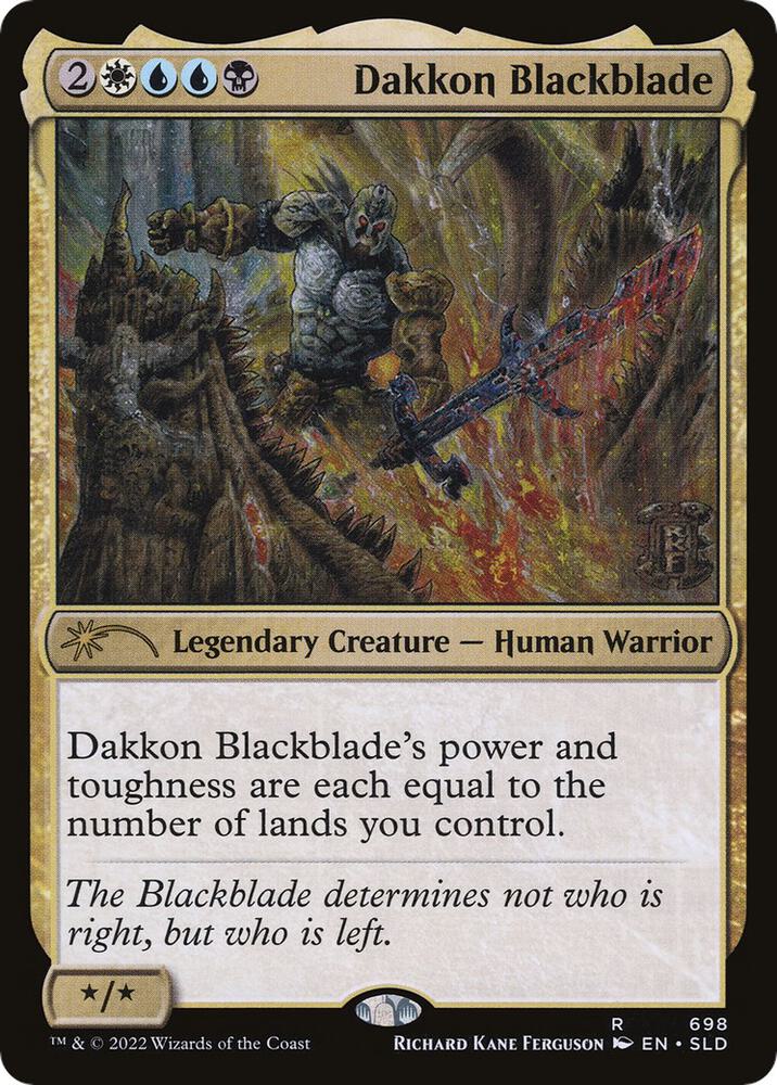 Dakkon Blackblade (698) [Secret Lair Drop]