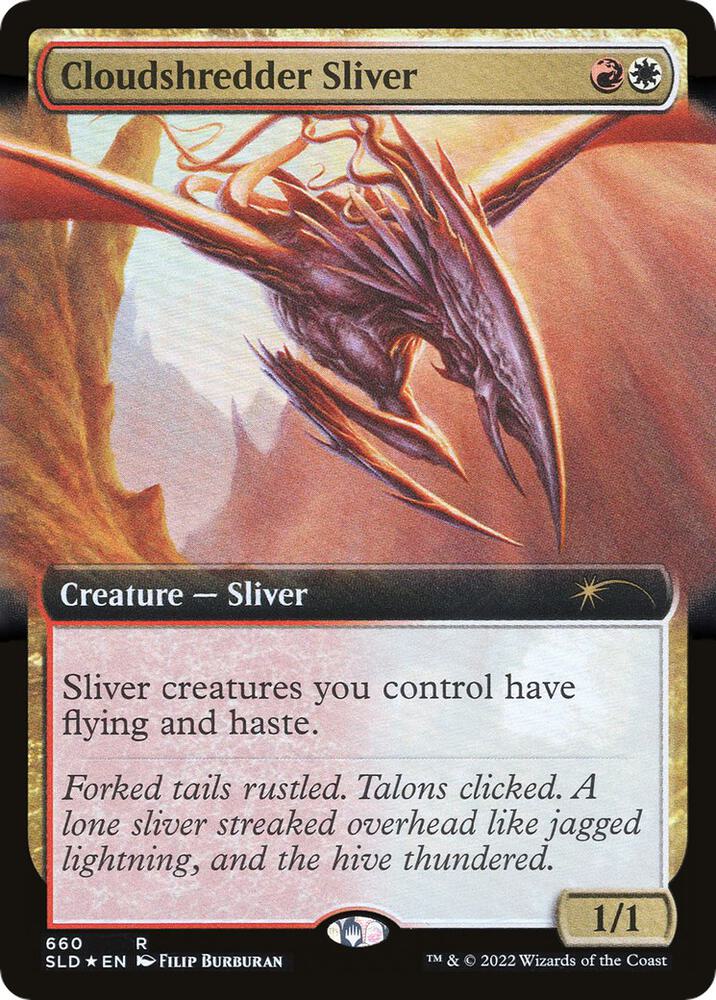 Cloudshredder Sliver (Extended Art) (660) [Secret Lair Drop] [Extended Art]