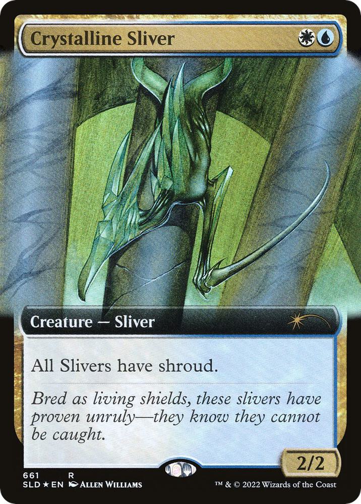 Crystalline Sliver (Extended Art) (661) [Secret Lair Drop] [Extended Art]