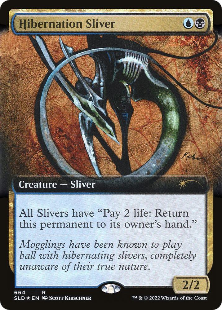 Hibernation Sliver (Extended Art) (664) [Secret Lair Drop] [Extended Art]