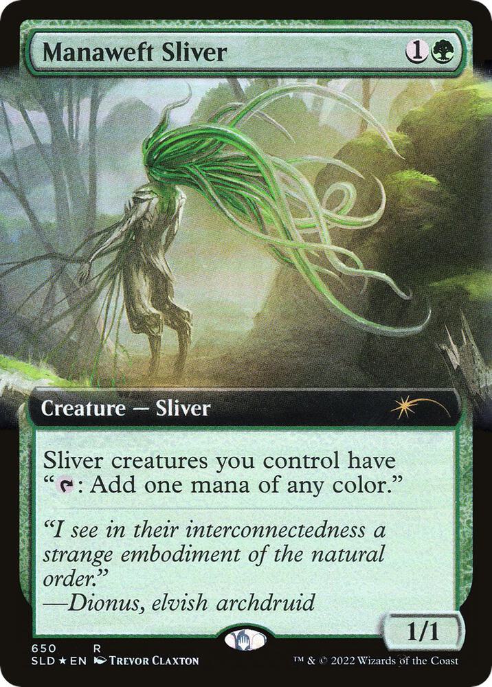 Manaweft Sliver (Extended Art) (650) [Secret Lair Drop] [Extended Art]