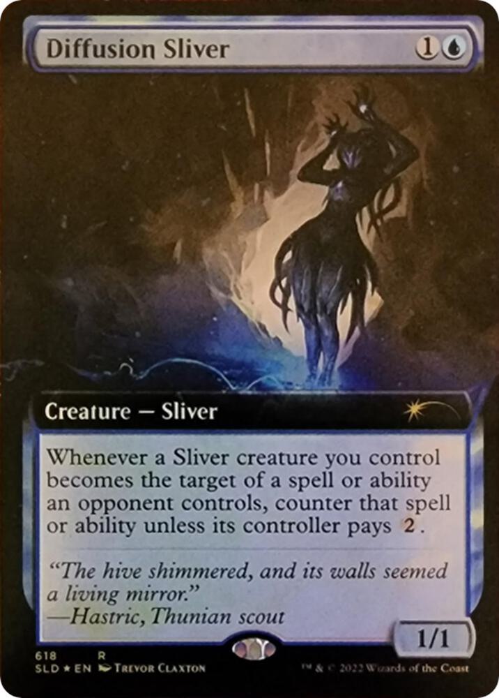 Diffusion Sliver (Extended Art) (618) [Secret Lair Drop] [Extended Art]