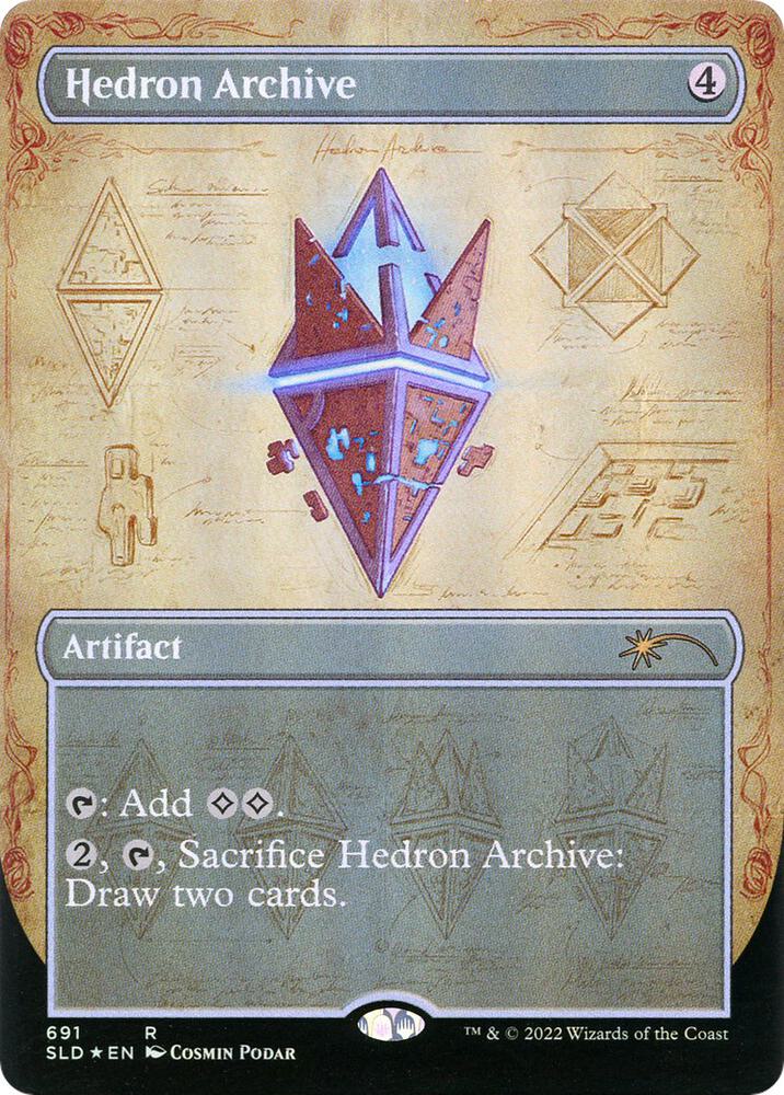 Hedron Archive (Borderless) (691) [Secret Lair Drop] [Borderless]