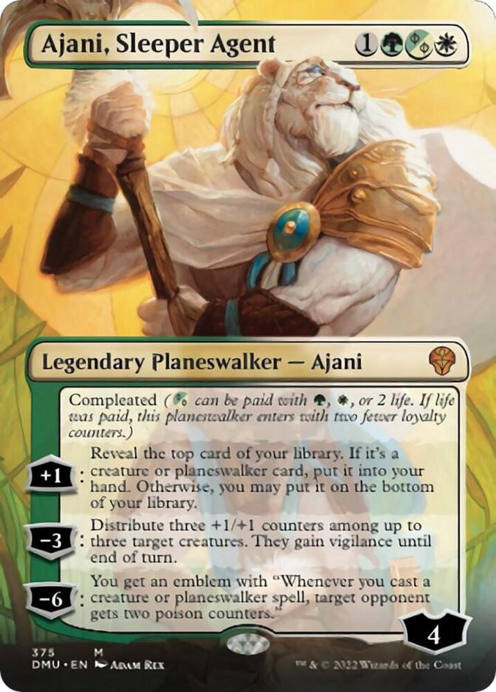 Ajani, Sleeper Agent (375) [Dominaria United] [Borderless]