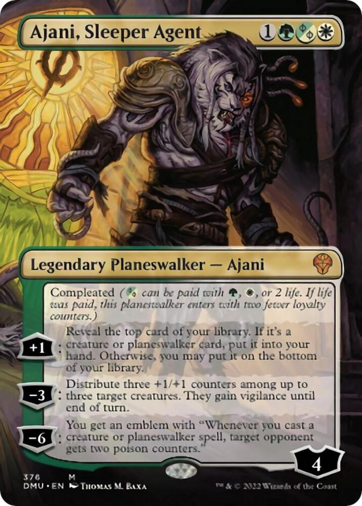 Ajani, Sleeper Agent (376) [Dominaria United] [Borderless]