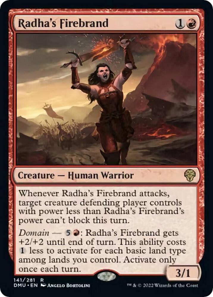 Radha's Firebrand (141) [Dominaria United]