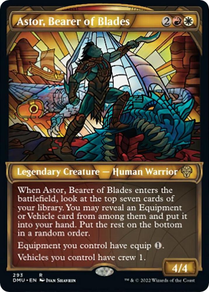 Astor, Bearer of Blades (Showcase) (293) [Dominaria United] [Showcase]