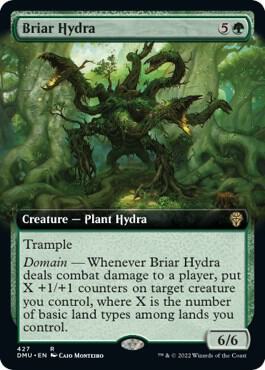 Briar Hydra (Extended Art) (427) [Dominaria United] [Extended Art]