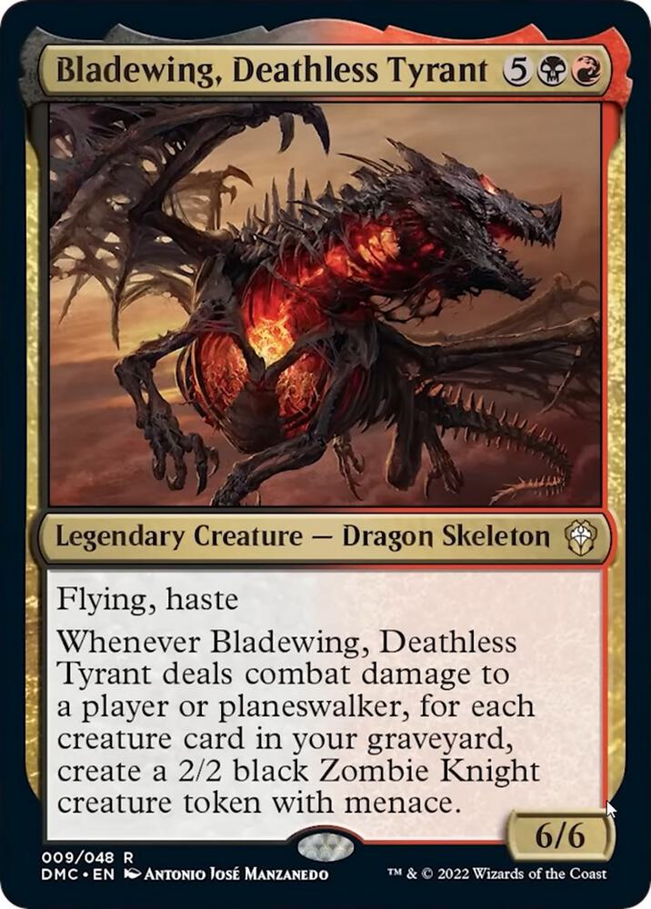 Bladewing, Deathless Tyrant (9) [Dominaria United Commander]