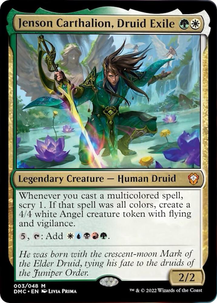 Jenson Carthalion, Druid Exile (3) [Dominaria United Commander]