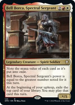Bell Borca, Spectral Sergeant (145) [Dominaria United Commander]