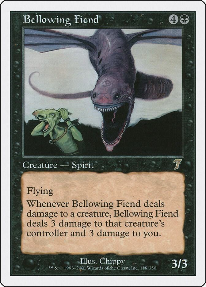 Bellowing Fiend (119) [Seventh Edition]