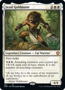 Jazal Goldmane (102) [Dominaria United Commander]