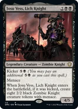 Josu Vess, Lich Knight (113) [Dominaria United Commander]