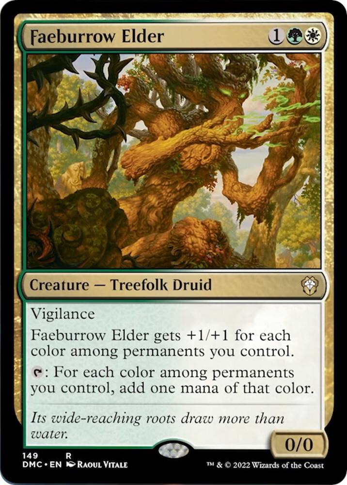 Faeburrow Elder (149) [Dominaria United Commander]