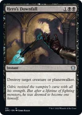 Hero's Downfall (112) [Dominaria United Commander]
