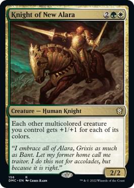 Knight of New Alara (156) [Dominaria United Commander]