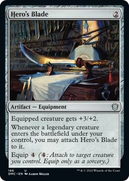 Hero's Blade (186) [Dominaria United Commander]