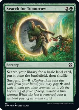 Search for Tomorrow (137) [Dominaria United Commander]