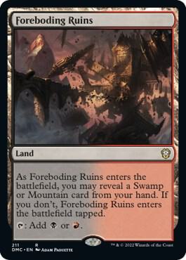 Foreboding Ruins (211) [Dominaria United Commander]