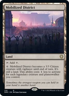 Mobilized District (218) [Dominaria United Commander]