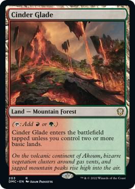 Cinder Glade (203) [Dominaria United Commander]