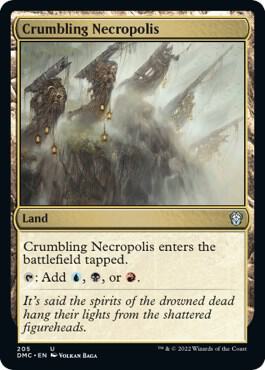 Crumbling Necropolis (205) [Dominaria United Commander]