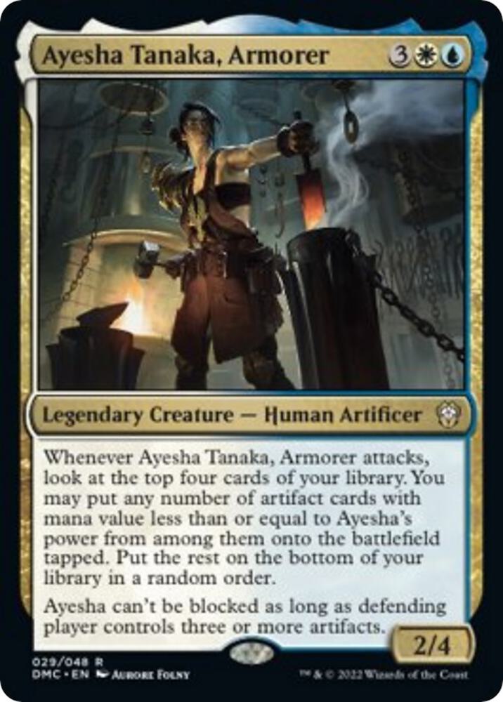 Ayesha Tanaka, Armorer (29) [Dominaria United Commander]