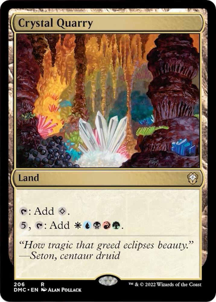 Crystal Quarry (206) [Dominaria United Commander]