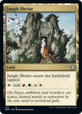 Jungle Shrine (215) [Dominaria United Commander]