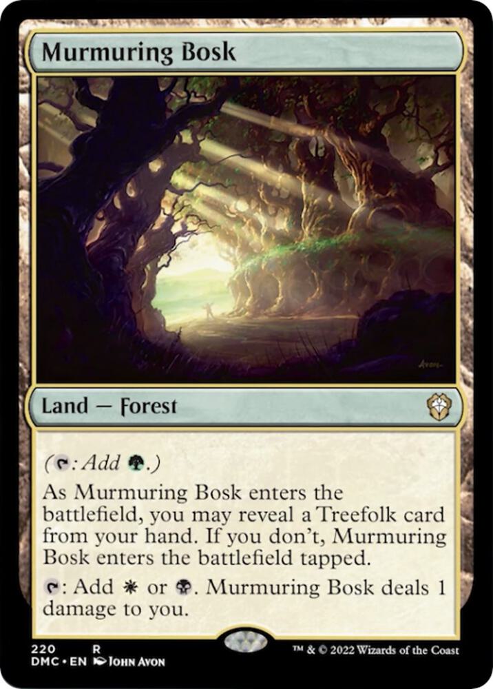 Murmuring Bosk (220) [Dominaria United Commander]