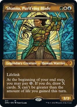 Shanna, Purifying Blade (Showcase) (317) [Dominaria United] [Showcase]