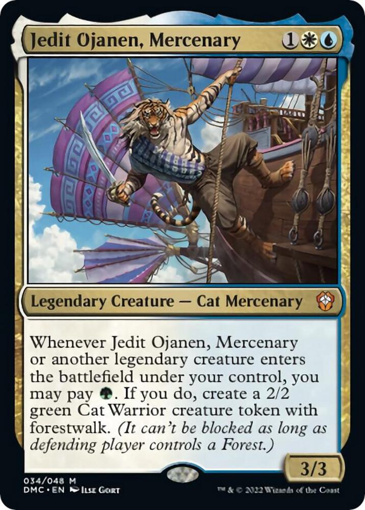 Jedit Ojanen, Mercenary (34) [Dominaria United Commander]