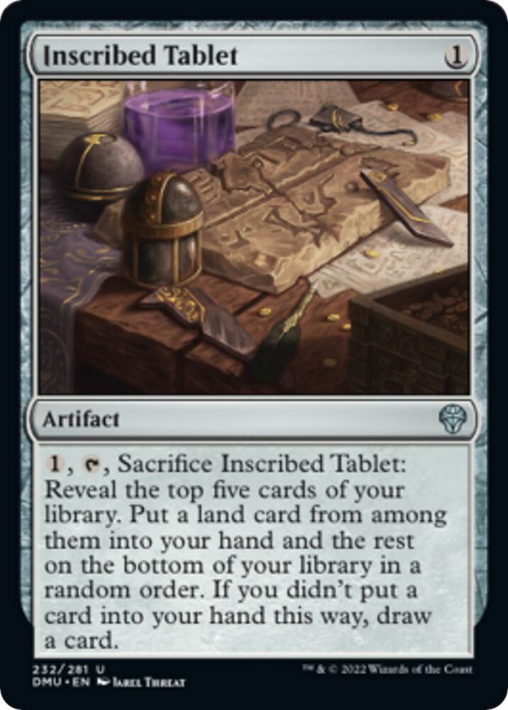 Inscribed Tablet (232) [Dominaria United]