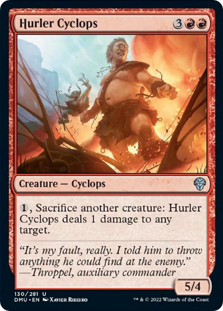 Hurler Cyclops (130) [Dominaria United]