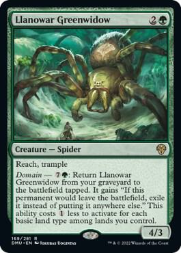 Llanowar Greenwidow (169) [Dominaria United]