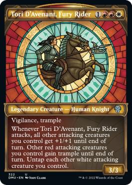 Tori D'Avenant, Fury Rider (Showcase) (322) [Dominaria United] [Showcase]