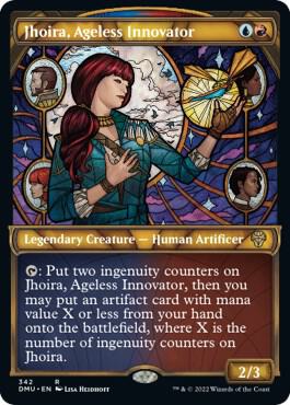 Jhoira, Ageless Innovator (Textured Foil) (342) [Dominaria United] [Showcase]