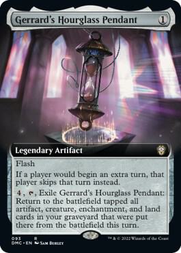 Gerrard's Hourglass Pendant (Extended Art) (93) [Dominaria United Commander] [Extended Art]