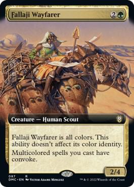 Fallaji Wayfarer (Extended Art) (87) [Dominaria United Commander] [Extended Art]