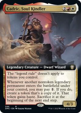 Cadric, Soul Kindler (Extended Art) (86) [Dominaria United Commander] [Extended Art]