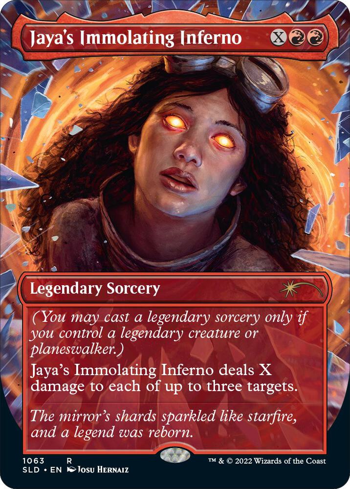 Jaya's Immolating Inferno (1063) [Secret Lair Drop] [Borderless]