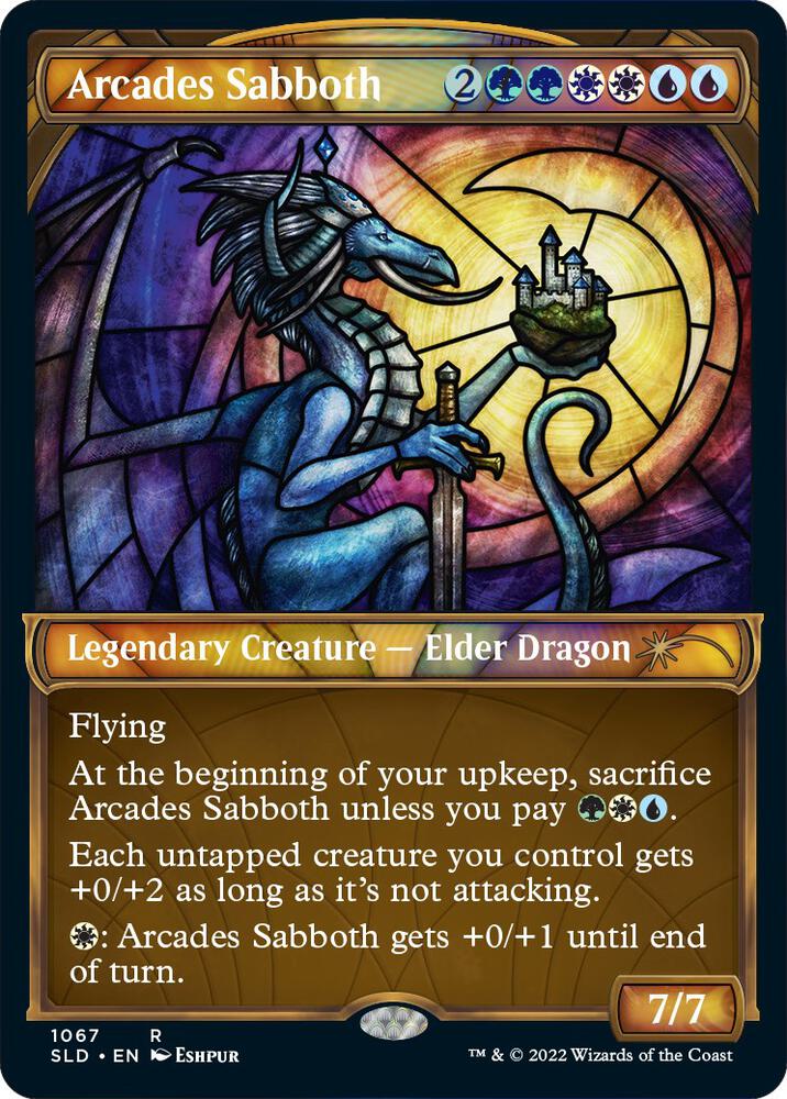 Arcades Sabboth (Stained Glass) (Textured Foil) (1067) [Secret Lair Drop] [Showcase]