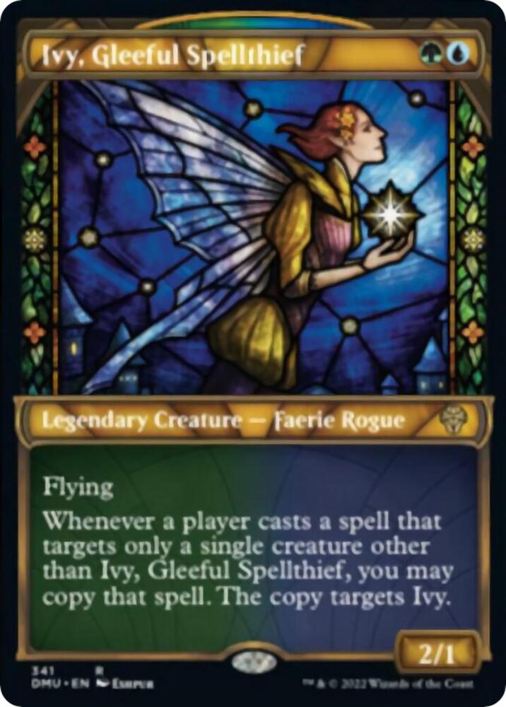Ivy, Gleeful Spellthief (Textured Foil) (341) [Dominaria United] [Showcase]