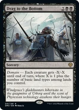 Drag to the Bottom (91) [Dominaria United]