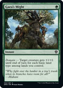 Gaea's Might (164) [Dominaria United]
