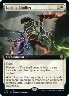Leyline Binding (Extended Art) (387) [Dominaria United] [Extended Art]