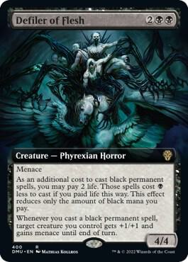 Defiler of Flesh (Extended Art) (400) [Dominaria United] [Extended Art]