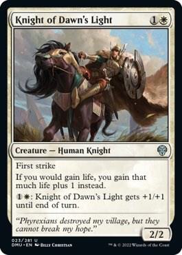 Knight of Dawn's Light (23) [Dominaria United]
