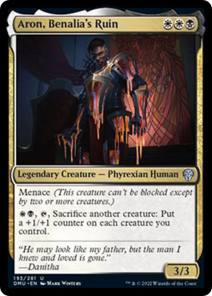 Aron, Benalia's Ruin (193) [Dominaria United]